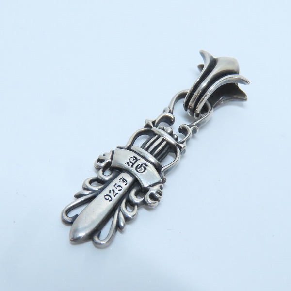 実際に弊社で買取させて頂いたA＆G/エーアンドジー ダガー チャーム ペンダント トップ