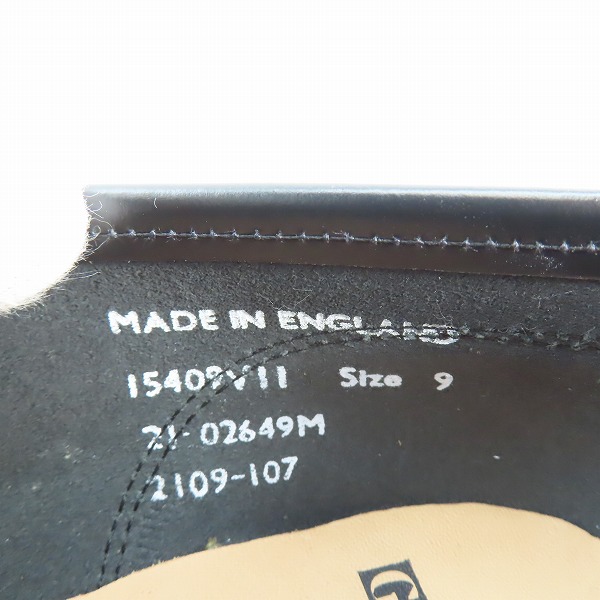 実際に弊社で買取させて頂いたSacai×George Cox/サカイ×ジョージコックス COIN LOAFER コインローファー 21-02649M/9の画像 5枚目