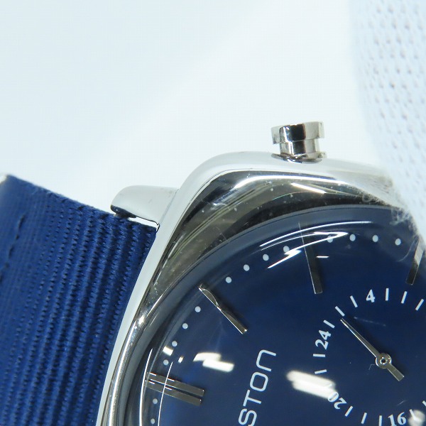 実際に弊社で買取させて頂いたBRISTON/ブリストン Clubmaster Vintage/クラブマスターヴィンテージ ブルー クオーツ 17140.PS.V.15.LFNB【動作未確認】の画像 5枚目