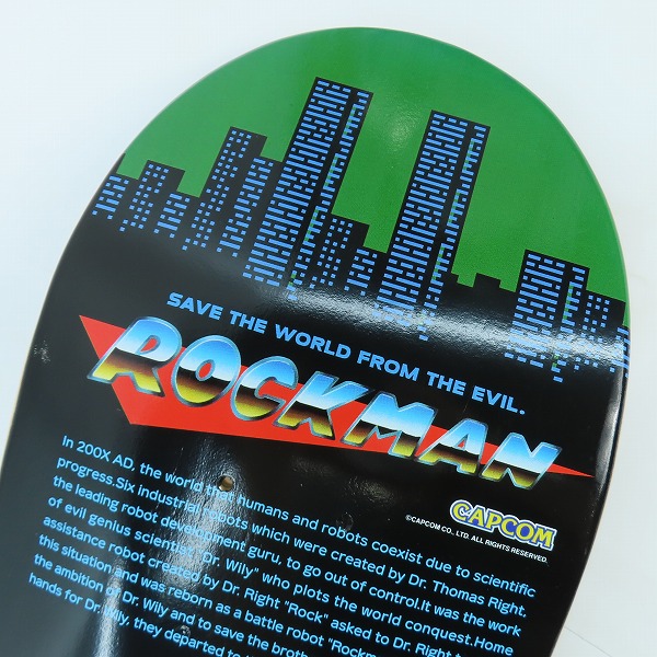 実際に弊社で買取させて頂いたROCKMAN/ロックマン スケートボードデッキの画像 2枚目