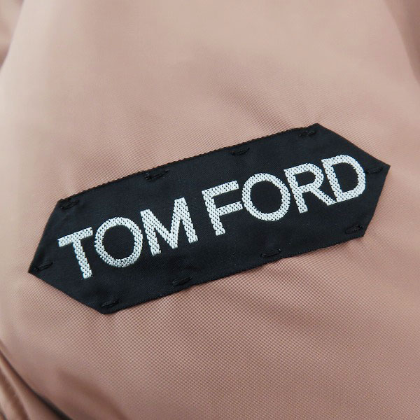 実際に弊社で買取させて頂いたTOM FORD/トムフォード ジップアップ キルティングジャケット TFO367/48の画像 2枚目