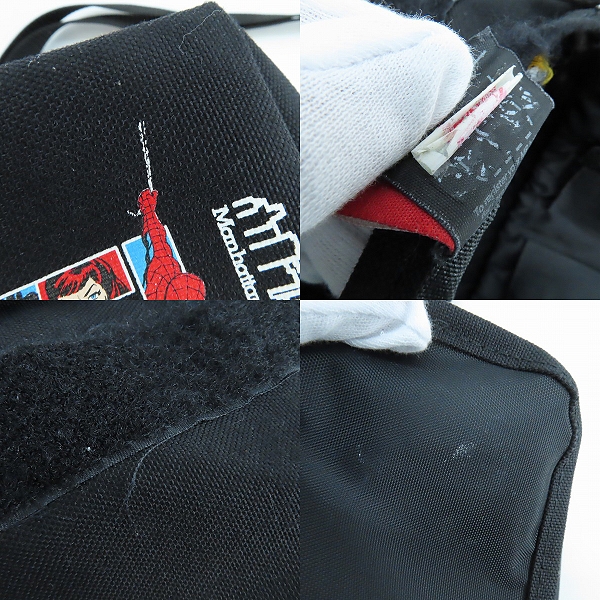 実際に弊社で買取させて頂いた【難有り】Manhattan Portage×MARVEL/マンハッタン ポーテージ×マーベル ショルダーバッグの画像 9枚目