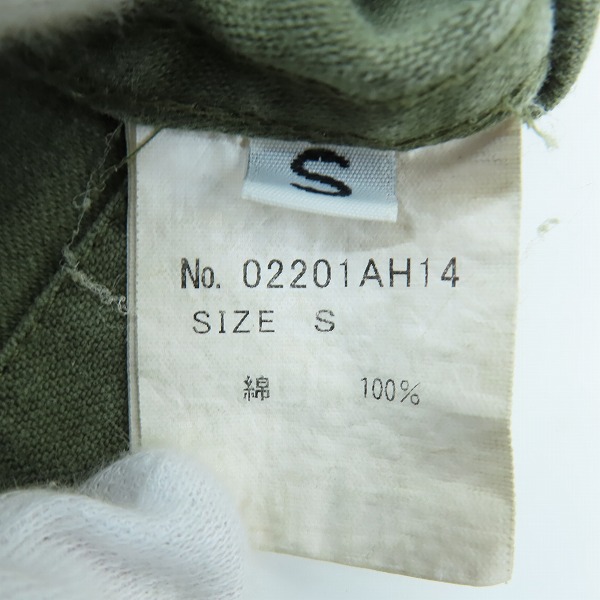 実際に弊社で買取させて頂いた【未使用】ANTI SOCIAL SOCIAL CLUB×HYSTERIC GLAMOUR 20SS ミリタリー シャツ 02201AH14/Sの画像 5枚目