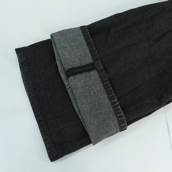実際に弊社で買取させて頂いたJOHN LAWRENCE SULLIVAN/ジョンローレンスサリバン ワイド デニムパンツ Rigid Denim Wide Pants/JLSW-15/Mの画像 9枚目