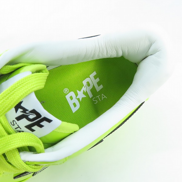 実際に弊社で買取させて頂いたA BATHING APE/アベイジングエイプ BAPE STA/ベイプスタ OZXSHM191302/26の画像 4枚目