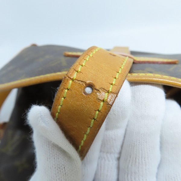 実際に弊社で買取させて頂いたLOUIS VUITTON/ルイ ヴィトン ソミュール30 ショルダーバッグ モノグラム Ｍ42256の画像 8枚目