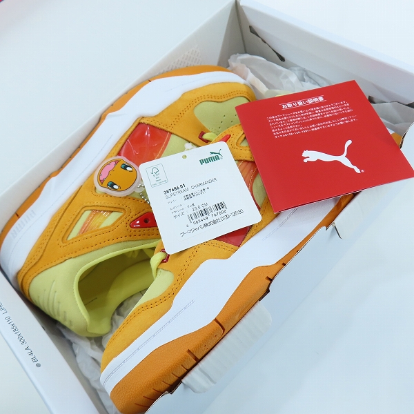 実際に弊社で買取させて頂いた【未使用】POKEMON×PUMA/ポケモン×プーマ SLIPSTREAM CHARMANDER/スリップストリーム ヒトカゲ スニーカー 387686-01/23.5の画像 7枚目