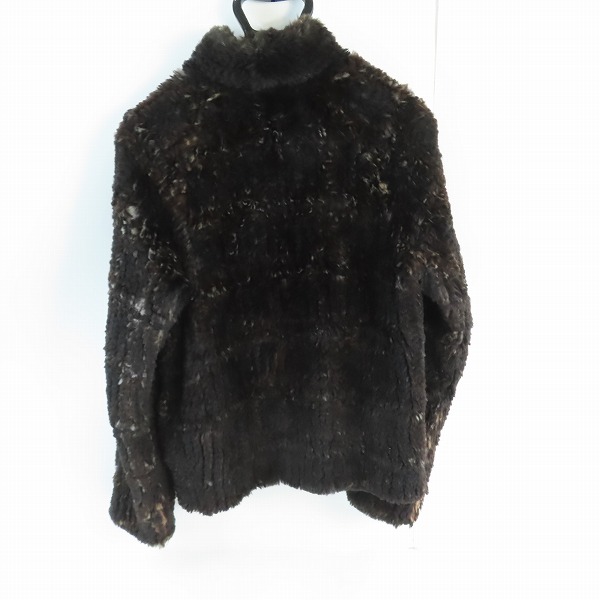 実際に弊社で買取させて頂いたISAMUKATAYAMA BACKLASH/バックラッシュ ラビットファー ジップ ブルゾン 945-01/1の画像 1枚目