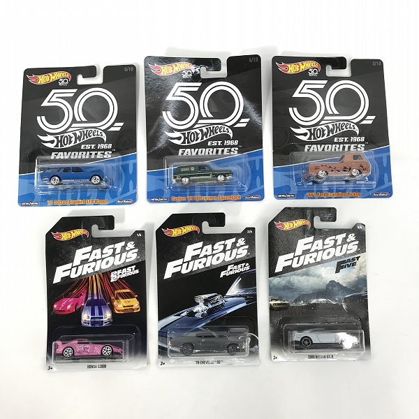 実際に弊社で買取させて頂いた【おまとめ/未開封】Hot Wheels/ホットウィール FAST＆FURIOUS 他 71 DATSUN BLUEBIR WAGON/60's FORD Econoline Pickup 等の画像 0枚目
