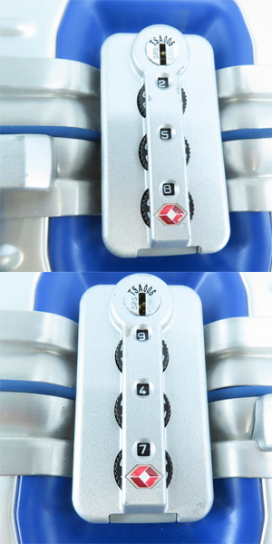 実際に弊社で買取させて頂いたRIMOWA/リモワ キャビンツイスト キャリーバッグ/スーツケース シルバー 925.90.04/35Lの画像 8枚目