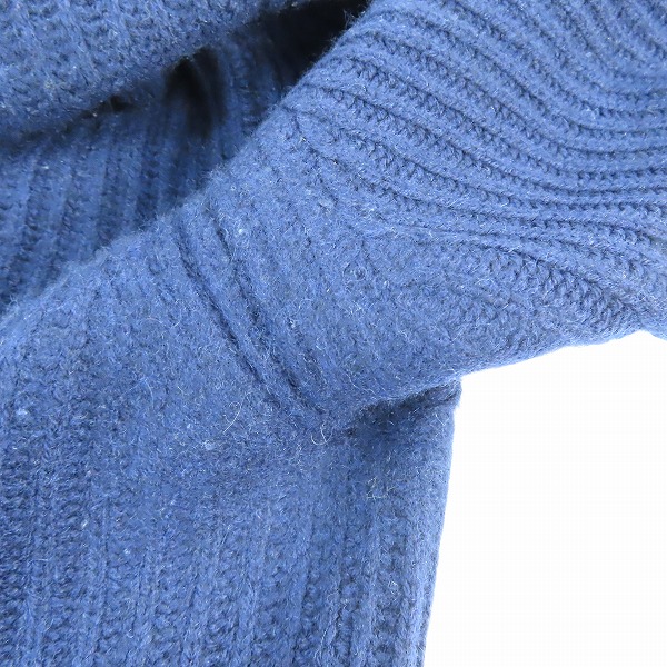 実際に弊社で買取させて頂いたSHIPS/シップス 両畔編み ボトルネックカシミヤセーター 116-04-0137/XLの画像 5枚目