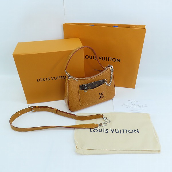 実際に弊社で買取させて頂いたLOUIS VUITTON/ルイヴィトン 2way エピ マレル ゴールドミエル ショルダーバッグ M80794の画像 9枚目