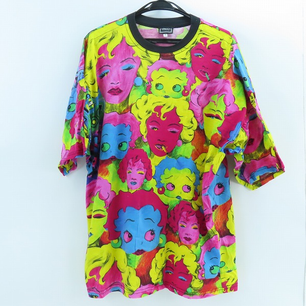 実際に弊社で買取させて頂いたVERSACE JEANS COUTURE/ヴェルサーチ ジーンズ クチュール 半袖 総柄 Tシャツ/M