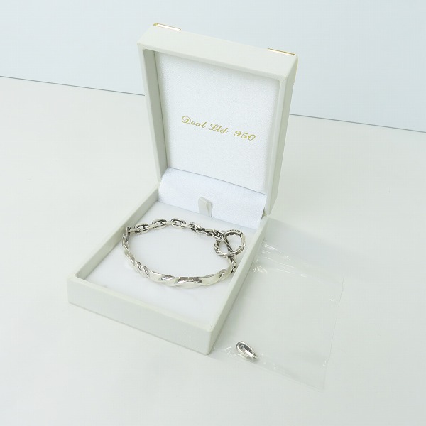 実際に弊社で買取させて頂いたDEAL DESIGN/ディールデザイン RT:ID BRACELET シルバーブレスレット/950の画像 9枚目