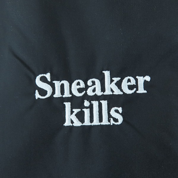 実際に弊社で買取させて頂いた(2)【未使用】FR2 × SNKRDUNK/エフアールツー × スニーカーダンク Angel Coach Jacket Black FRC2905/Mの画像 4枚目