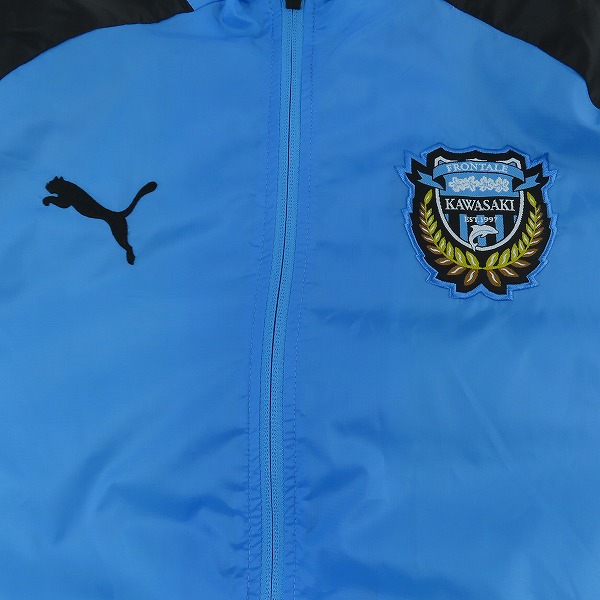 実際に弊社で買取させて頂いたPUMA/プーマ 川崎フロンターレ トレーニングウーブンジャケット/Mの画像 3枚目