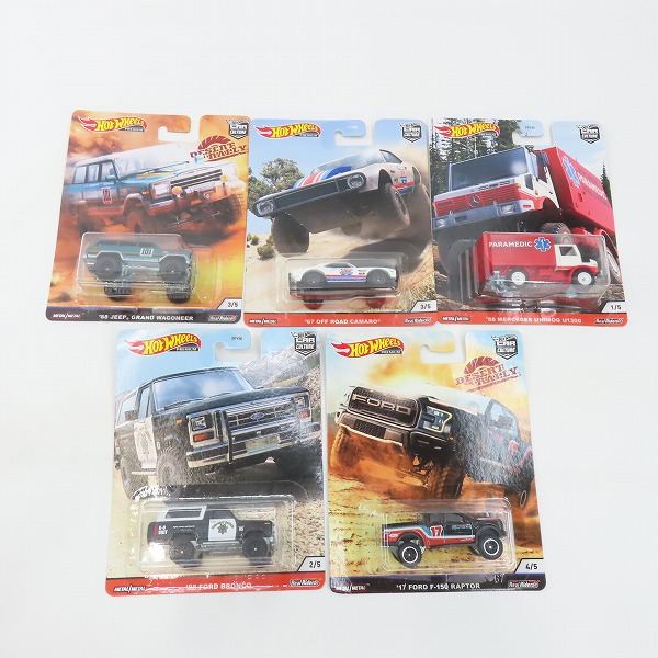 実際に弊社で買取させて頂いた【おまとめ/未開封】Hot Wheels/ホットウィール 88 JEEP GRAND WAGONEER/17 FORD F-150 RAPTOR/67 OFF ROAD CAMARO 他