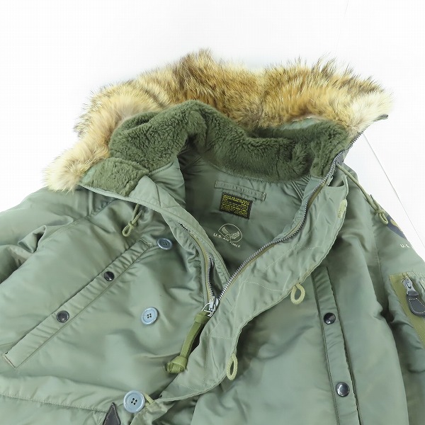実際に弊社で買取させて頂いたBUZZ RICKSON'S/バズリクソンズ N3B フライトジャケット U.S.AIR FORCE /Sの画像 2枚目