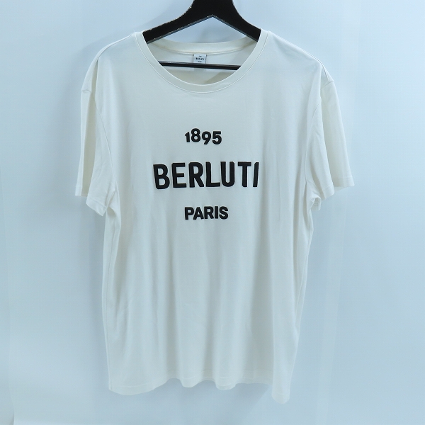 実際に弊社で買取させて頂いた【JPタグ】BERLUTI/ベルルッティ フロントロゴパッチ Tシャツ 半袖Tシャツ R15JRS29JA/XL