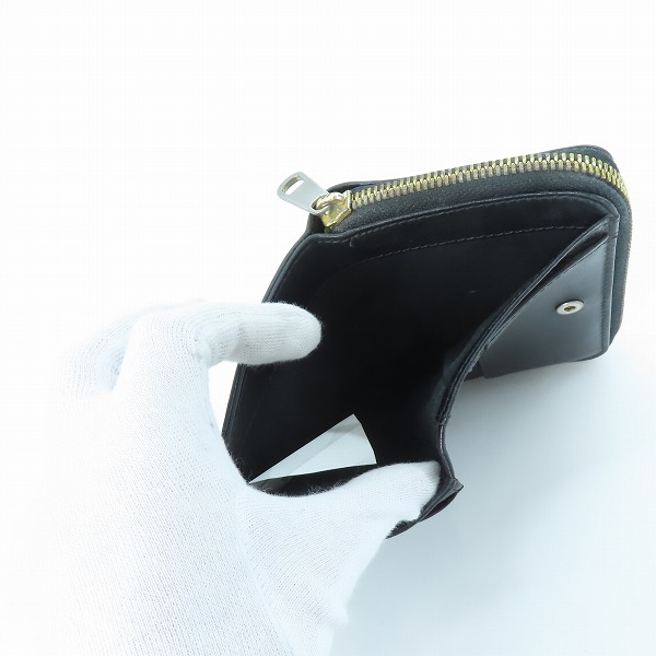 実際に弊社で買取させて頂いたA.P.C./アーペーセー レザー 二つ折り財布 コンパクトウォレットの画像 4枚目