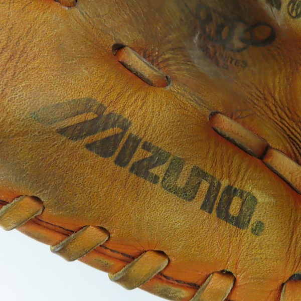 実際に弊社で買取させて頂いたMizuno/ミズノ CREST HIDE UNIC CROSS WEB N32007 硬式 内野手 右投げ用 グローブ の画像 8枚目