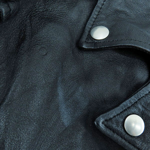 実際に弊社で買取させて頂いたglamb/グラム ラムレザー ダブルライダース ジャケット/4の画像 5枚目