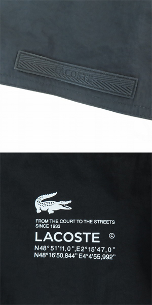 実際に弊社で買取させて頂いたLACOSTE/ラコステ アシンメトリーパッチワークトラックジャケット/BH0150/Mの画像 8枚目