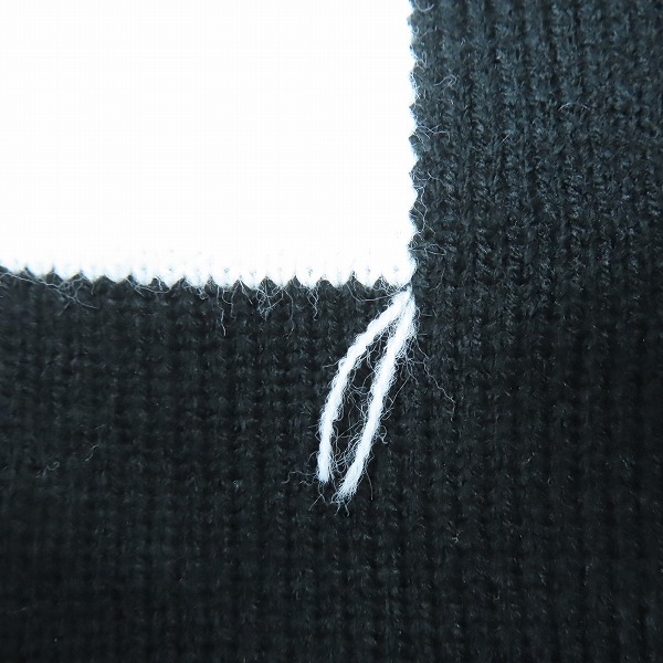 実際に弊社で買取させて頂いたBLACK COMME des GARCONS/ブラック コムデギャルソン Lochaven of Scotland クルーネックニット 1H-N502/AD2021/XLの画像 4枚目