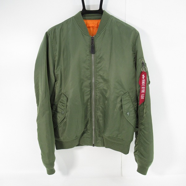 実際に弊社で買取させて頂いたALPHA INDUSTRIES/アルファインダストリーズ リバーシブル MA-1/フライトジャケット 20004-203/XL