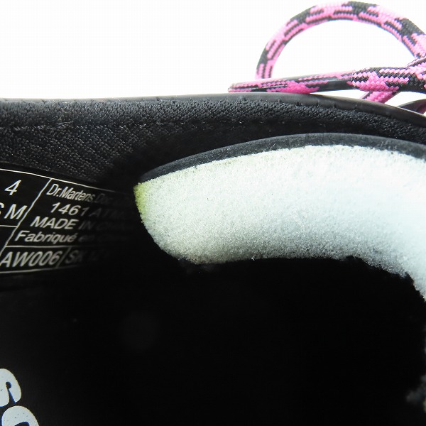 実際に弊社で買取させて頂いた【未使用】Dr.Martens×ATMOS/ドクターマーチン×アトモス 1461 BLACK SMOOTH BLACK ドレスシューズ/UK3の画像 6枚目