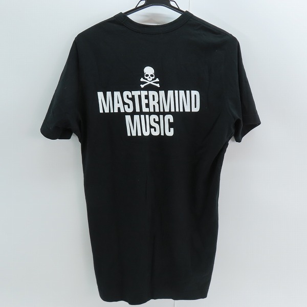 実際に弊社で買取させて頂いたmastermind JAPAN/マスターマインド NO MUSIC NO FASHION Tシャツ MMM-TS01/XLの画像 1枚目