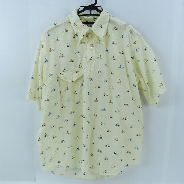 実際に弊社で買取させて頂いたEVISU/エヴィス 総柄/自転車柄 半袖シャツ /44
