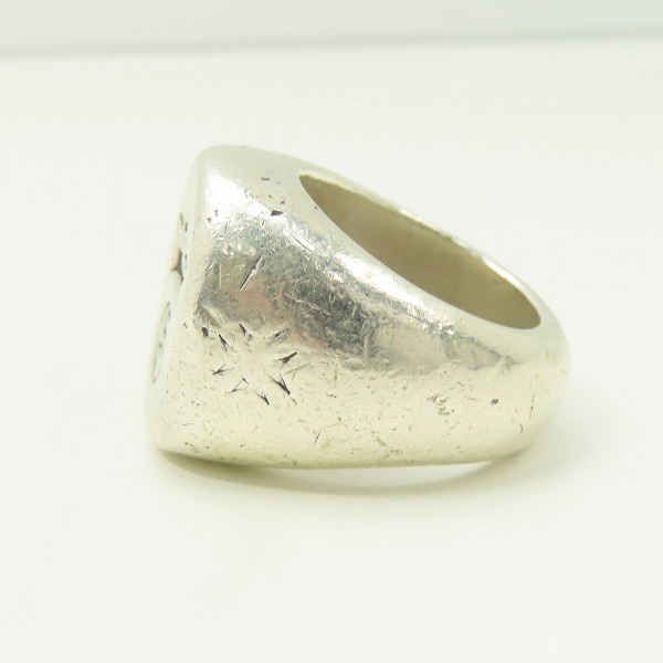 実際に弊社で買取させて頂いた【証明書付き】Gaboratory/ガボラトリー G&CROWN LARGE SIGNET RING/G&クラウン ラージシグネットリング 155-A/18号の画像 2枚目