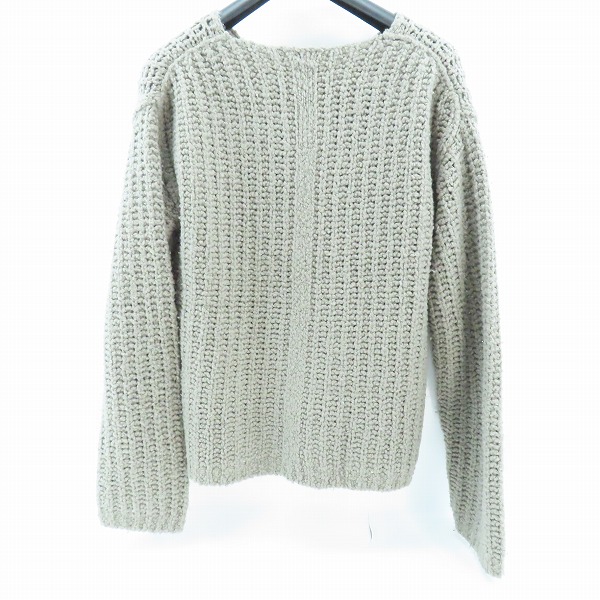 実際に弊社で買取させて頂いたRICK OWENS/リックオウエンス ケーブルセーター/ニット RU20F3667 KFIR/Mの画像 1枚目