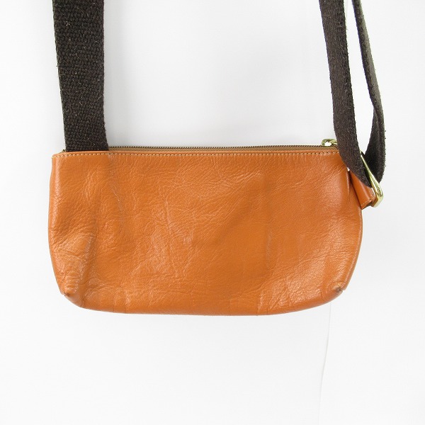 実際に弊社で買取させて頂いたIL BISONTE/イルビゾンテ レザー ショルダーバッグ/ボディバッグの画像 1枚目