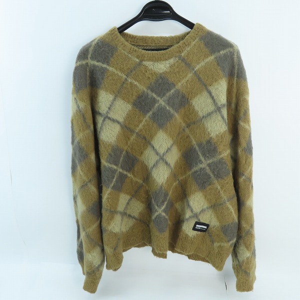 実際に弊社で買取させて頂いたNEIGHBORHOOD/ネイバーフッド ARGYLE PATTERN MOHAIR SWEATER/アーガイルパターンモヘアセーター 232FUNH-KNM03/M