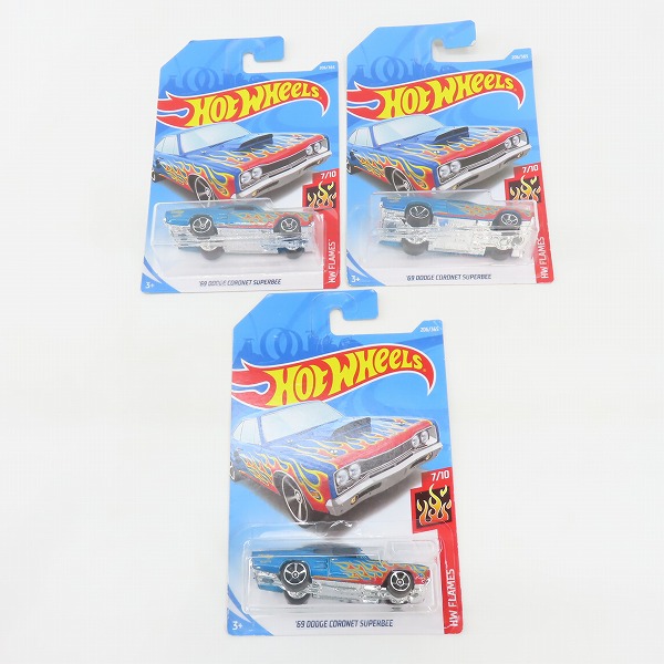実際に弊社で買取させて頂いた【おまとめ/未開封】Hot Wheels/ホットウィール '69 DODGE CORONET SUPERBEE HW FLAMESの画像 1枚目