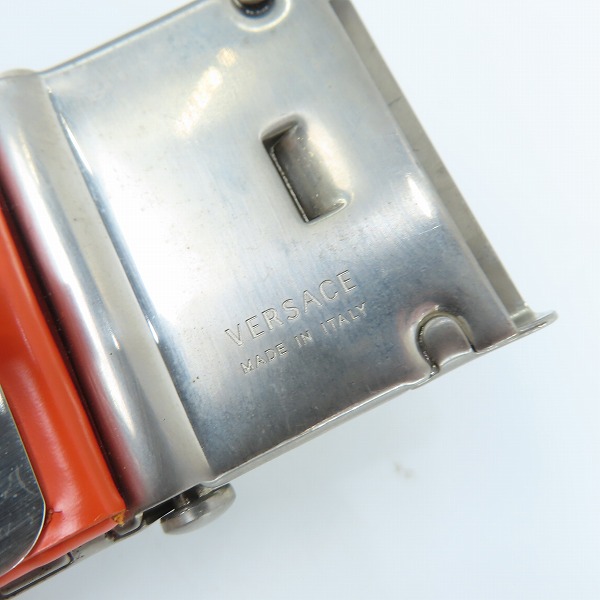 実際に弊社で買取させて頂いたGIANNI VERSACE/ヴェルサーチ バックル付きベルト ブラック 95/38の画像 4枚目