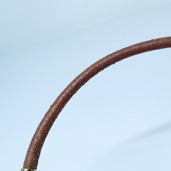 実際に弊社で買取させて頂いたHERMES/エルメス キテ レザー チョーカーの画像 4枚目