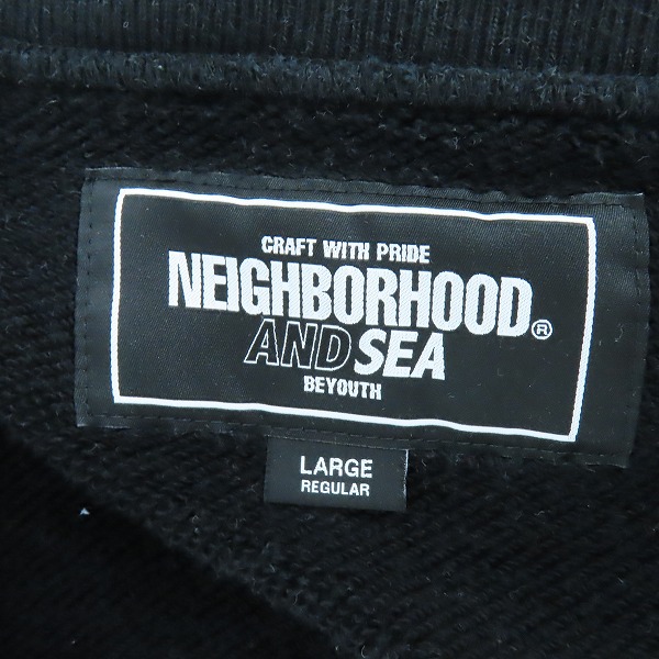 実際に弊社で買取させて頂いたNEIGHBORHOOD×WIND AND SEA/ネイバーフッド×ウィンダンシー LS SWEATSHIRT 231UWWSN-CSM01S/Lの画像 2枚目