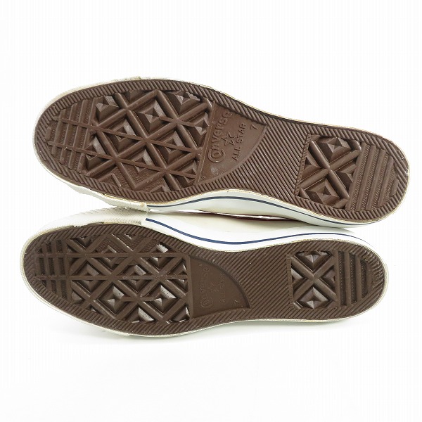 実際に弊社で買取させて頂いたCONVERSE/コンバース 80s ヴィンテージ/ビンテージ USA製/銀箱 ALL STAR/オールスター スニーカー 1-9615/7の画像 2枚目