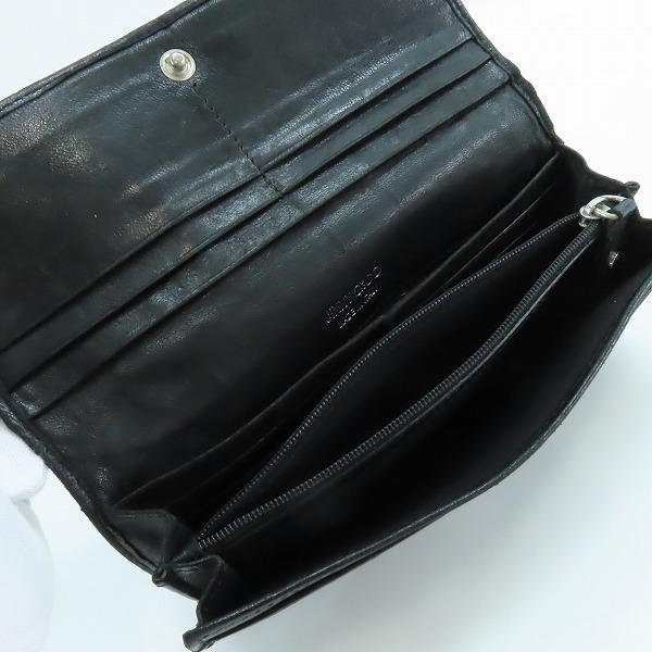 実際に弊社で買取させて頂いたJIMMY CHOO/ジミーチュウ スタースタッズ 二つ折り長財布の画像 3枚目