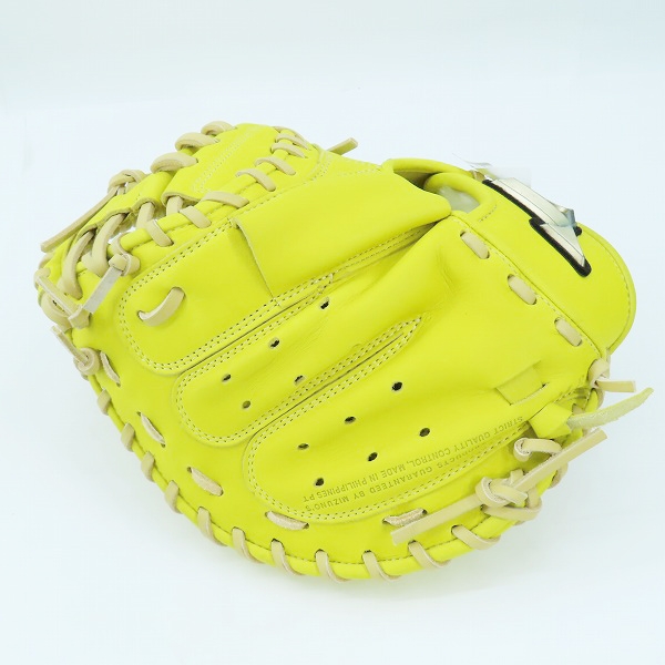 実際に弊社で買取させて頂いた【未使用】MIZUNO/ミズノ グローバルエリート 少年軟式用 號SAKEBI M-R型 右投用 捕手用/キャッチャー用 の画像 1枚目