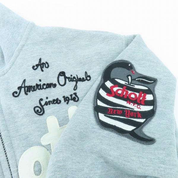 実際に弊社で買取させて頂いたschott/ショット RIDING SWEAT SCHOTT BROS/ライディング スウェット ショット ブロス 3173040/Sの画像 5枚目