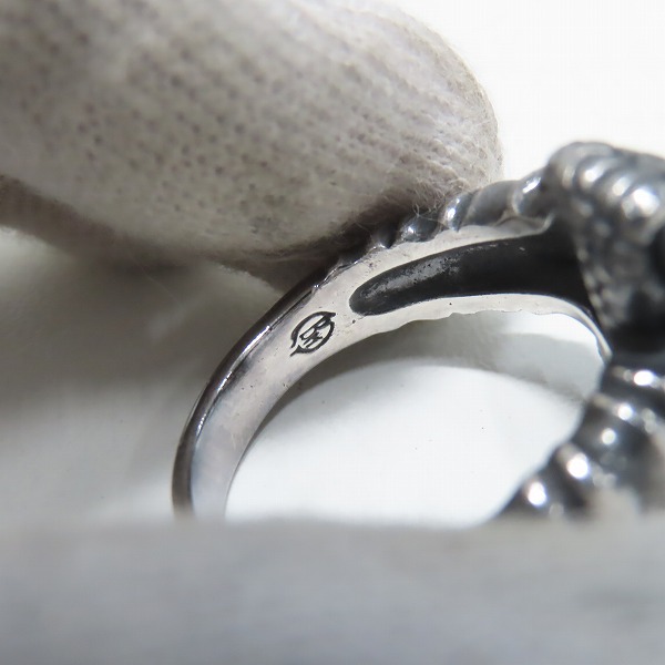 実際に弊社で買取させて頂いたBloody Mary/ブラッディマリー クロー ストーンリング/19号の画像 6枚目