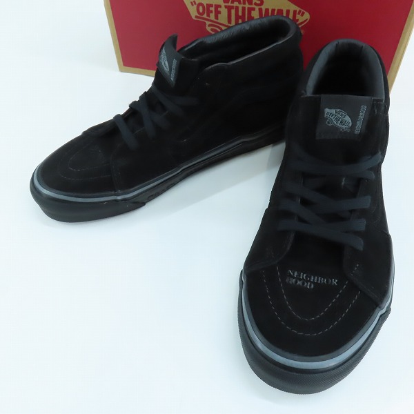 実際に弊社で買取させて頂いたNEIGHBORHOOD × Vans/ネイバーフッド×バンズ Sk8-Mid 83 DX スニーカー VNOA5JMFCJJ/27.5