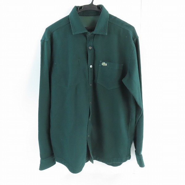 実際に弊社で買取させて頂いたLACOSTE/ラコステ リバーシブル 長袖 シャツ 40