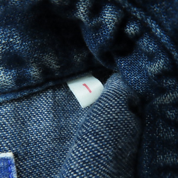 実際に弊社で買取させて頂いたBLUE BLUE/ブルーブルー 胸ターコイズボタン ウエスタンデニムシャツ /1の画像 3枚目