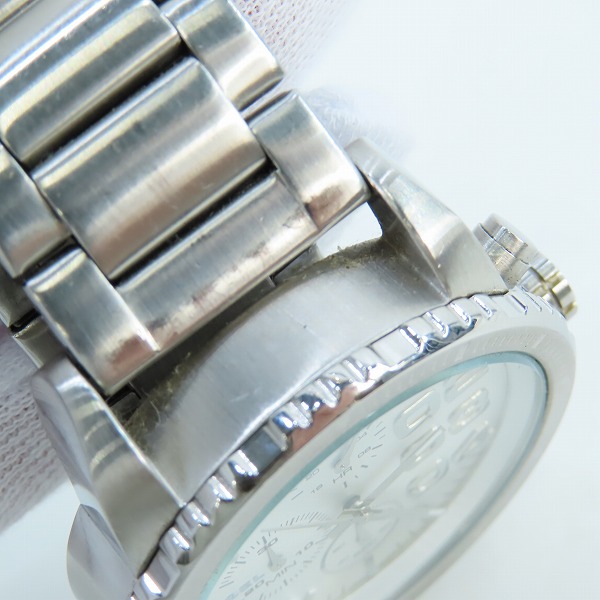 実際に弊社で買取させて頂いたDIESEL/ディーゼル クロノグラフQZ クォーツ 腕時計 DZ-5301の画像 6枚目