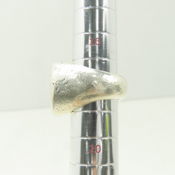 実際に弊社で買取させて頂いた【証明書付き】Gaboratory/ガボラトリー G&CROWN LARGE SIGNET RING/G&クラウン ラージシグネットリング 155-A/18号の画像 6枚目